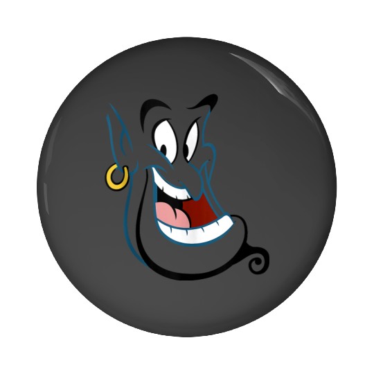 Disney Aladdin Genie Face Pin Buttons