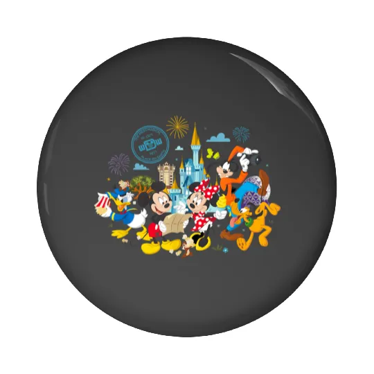 Walt disneys World 50th Anniversary Mickey And Friends Pin Buttons