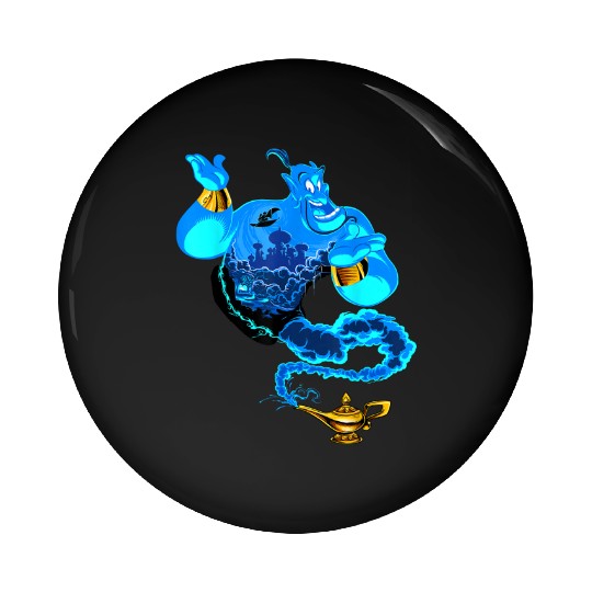 Disney Aladdin Genie Portrait Agrabah Fill Pin Buttons