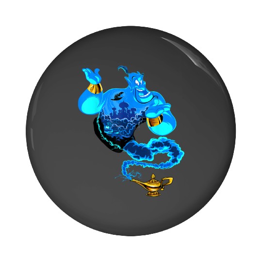 Disney Aladdin Genie Portrait Agrabah Fill Pin Buttons