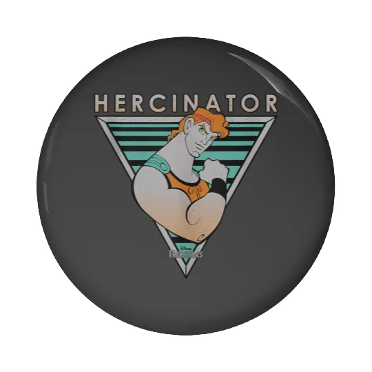 disneys Hercules Hercinator Triangle 90s Pin Buttons