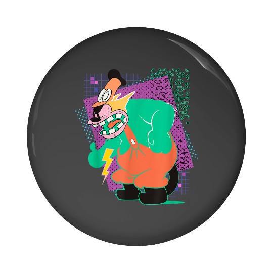 disneys Villains Peg leg Pete Retro 90s Vivid Colors Pin Buttons