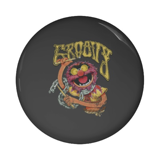 disneys The Muppets Groovy Animal 60's Style Distressed Pin Buttons