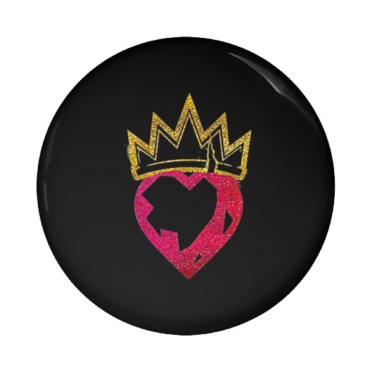 Disney Descendants 2 Evie Heart Crown Pin Buttons