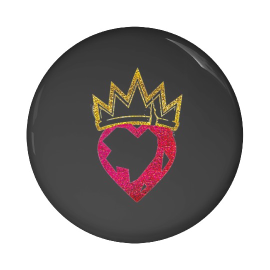 Disney Descendants 2 Evie Heart Crown Pin Buttons