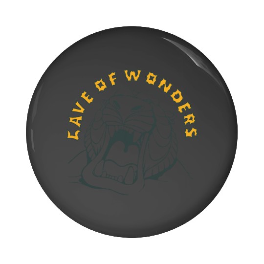 Disney Aladdin Cave Of Wonders Big Tiger head Chest Poster Pin Buttons