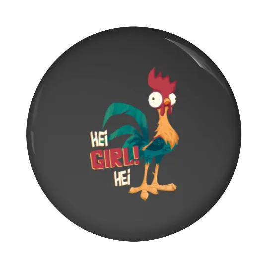 disneys Moana Hei Hei Chicken Hei Girl Hei Pin Buttons