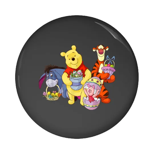 Disney Easter Winnie The Pooh Pin Buttons