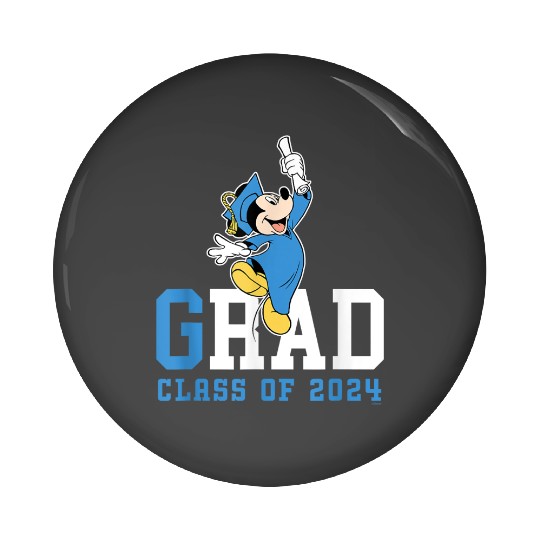 Disney Mickey Mouse 2024 Graduation Class Of 24 Rad Grad gifts trends Pin Buttons