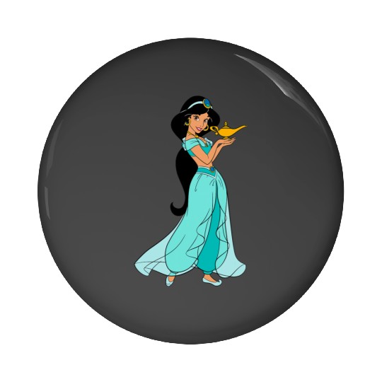 Disney Aladdin Princess Jasmine and Magic Lamp 90s Pin Buttons