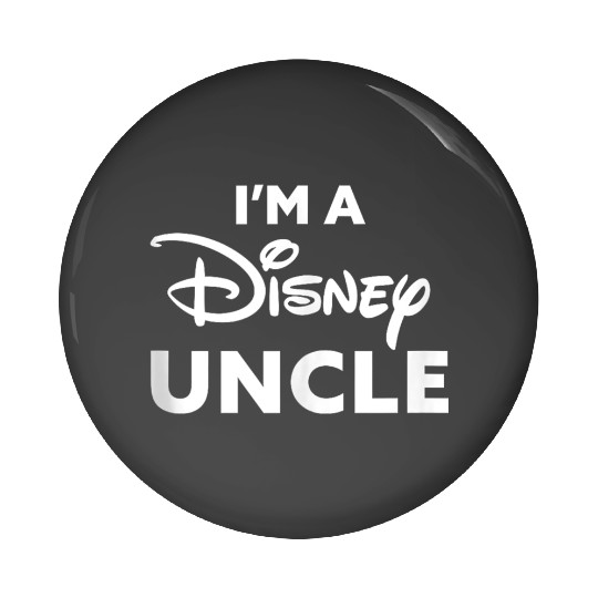 Disneys Classic I'm A Disneys Uncle Bold Center Logo Pin Buttons