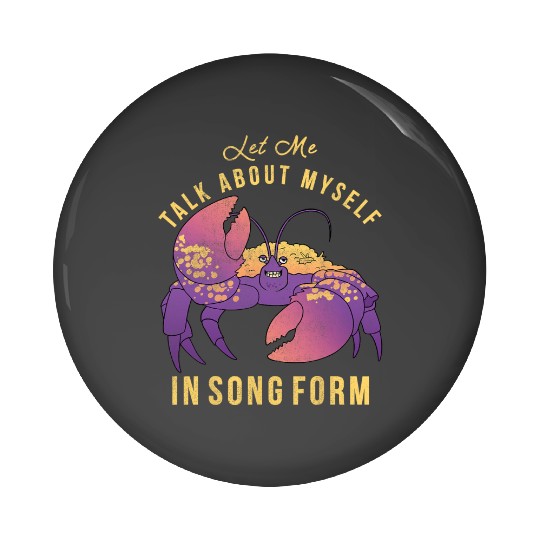 Disney Moana Let Me Talk About Myself In Song Form Tamatoa Pin Buttons