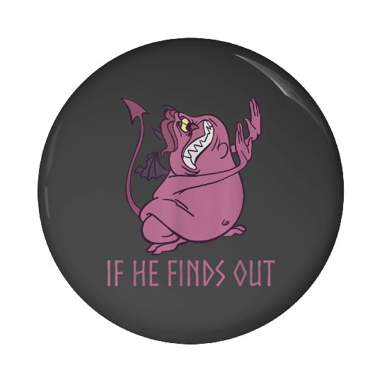 Disney Hercules Pain If He Finds Out Quote Pin Buttons