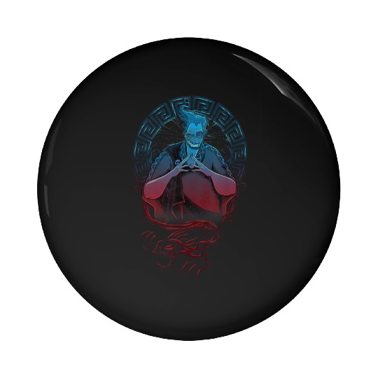 Disney Hercules Hades Geometric Framed Portrait Pin Buttons