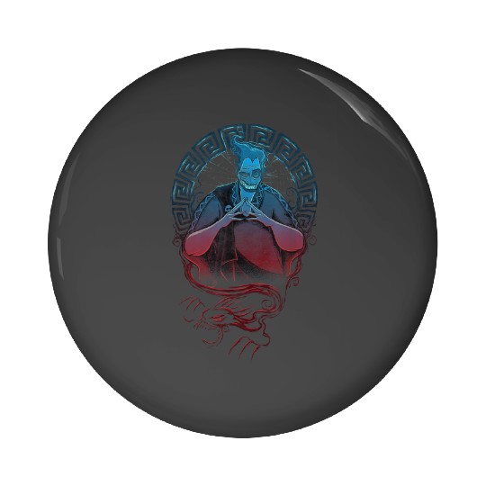 Disney Hercules Hades Geometric Framed Portrait Pin Buttons