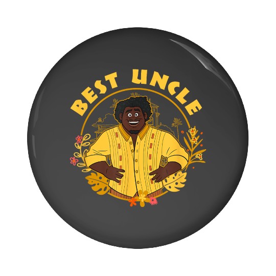Disneys Encanto Felix Best Uncle Poster Pin Buttons