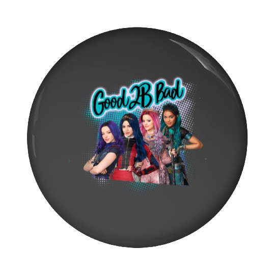 Disney The Descendants 3 Good 2B Bad Pin Buttons