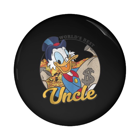 Disneys Ducktales Scrooge Mcduck World's Best Uncle Pin Buttons