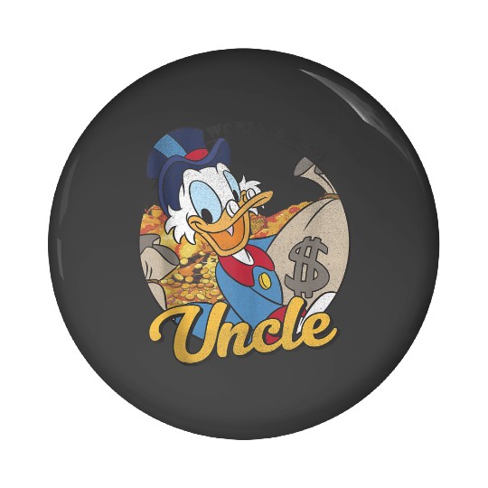 Disneys Ducktales Scrooge Mcduck World's Best Uncle Pin Buttons