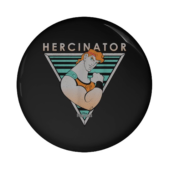 Disney Hercules Hercinator Triangle 90s Pin Buttons