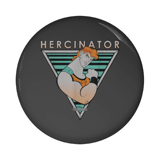 Disney Hercules Hercinator Triangle 90s Pin Buttons
