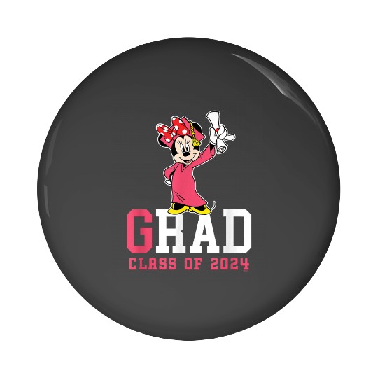 Disney Minnie Mouse 2024 Graduation Class of 24 Pin Buttons