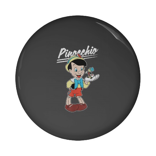 Disney Pinocchio and Jiminy Cricket Pin Buttons