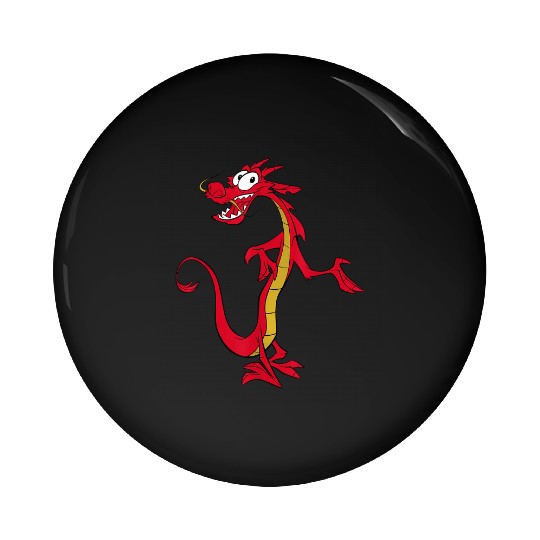 Disney Mulan Mushu Dragon TShirt Pin Buttons