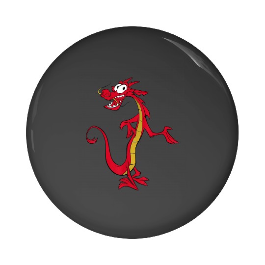Disney Mulan Mushu Dragon TShirt Pin Buttons