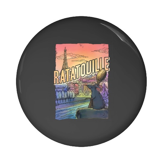 Disney  Ratatouille Remi Mouse Little Chef Retro , Disneyland Vacation Unisex  Family Birthday Gift Adult Kid Toddler Tee Pin Buttons