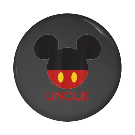 Disney Mickey Mouse Icon Shorts Uncle Birthday Fathers Day gifts trends Pin Buttons