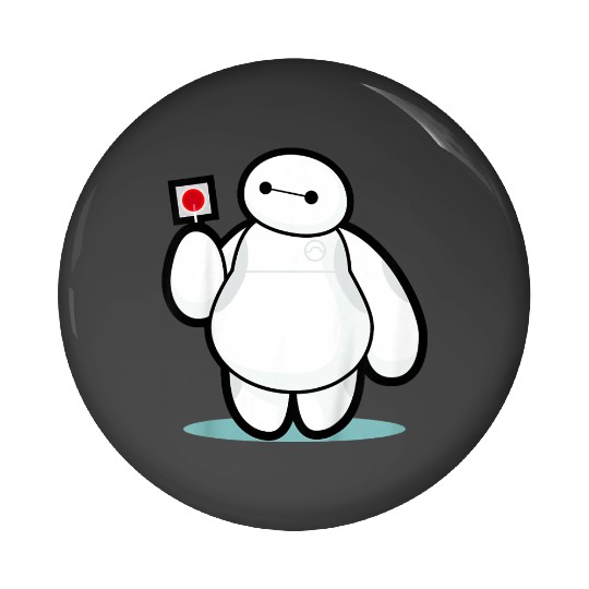 Disney Big Hero 6 Baymax With Lollipop Cute Shot gifts  Pin Buttons