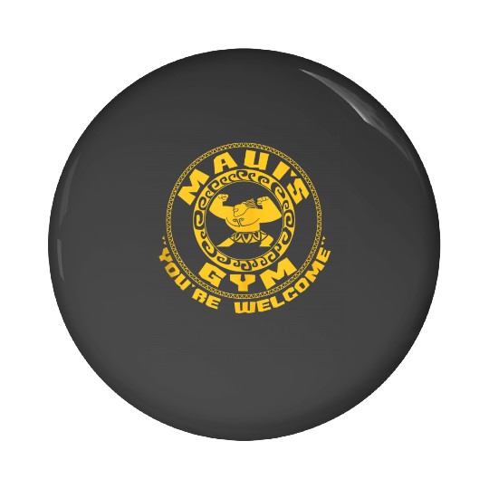 Disney Moana Mauis Gym Circle Logo Pin Buttons