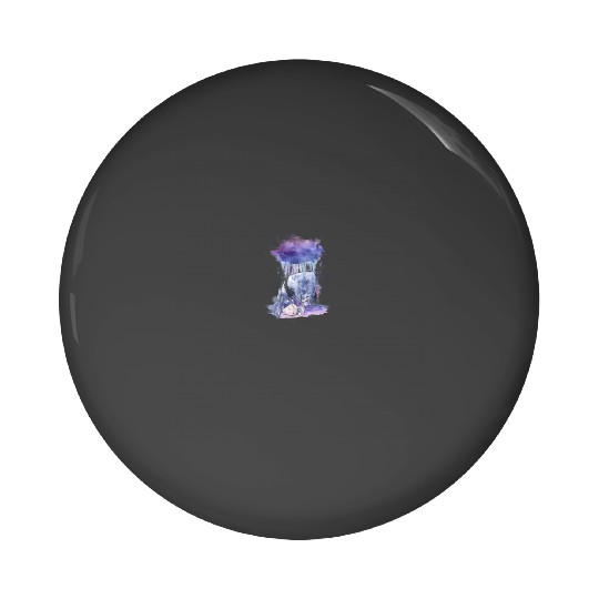 Disney Winnie The Pooh Eeyore Watercolor Rain Cloud Pin Buttons