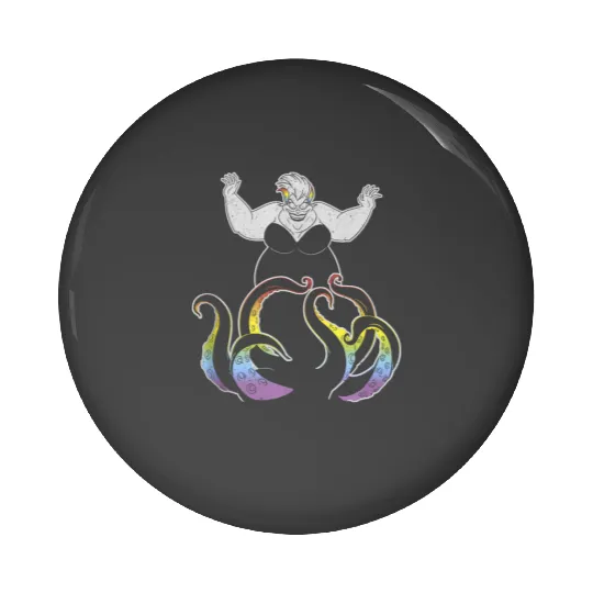 Disney Villains Ursula Rainbow Tentacles Pin Buttons