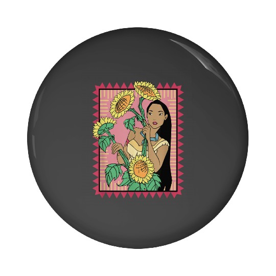 Disney Pocahontas Sunflowers Movie Still Pin Buttons