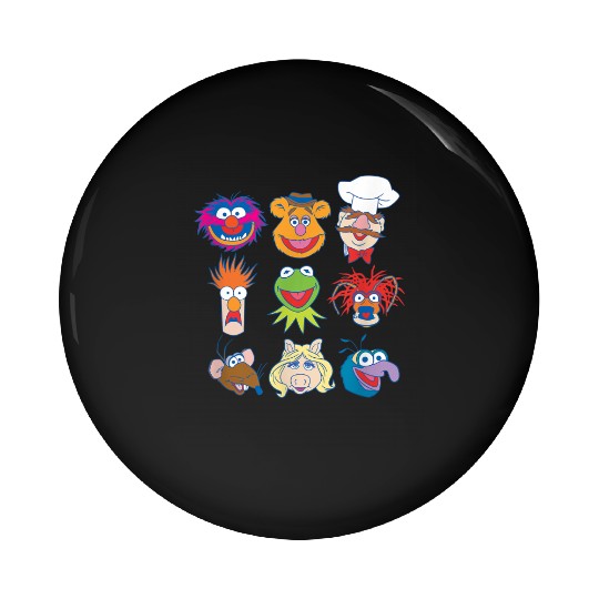 Disney The Muppets Classic Characters Group Shot Pin Buttons
