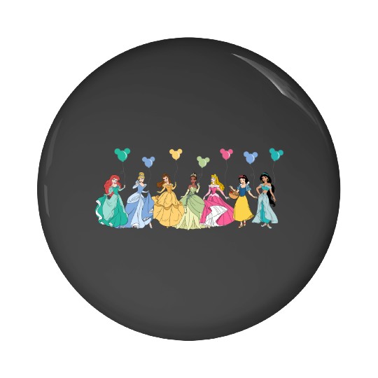 Disney Princess Pin Buttons, Disney Character Pin Buttons, Disney Balloon Pin Buttons