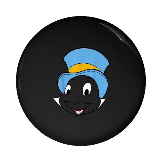 Disney Pinocchio Jiminy Cricket Big Face Pin Buttons