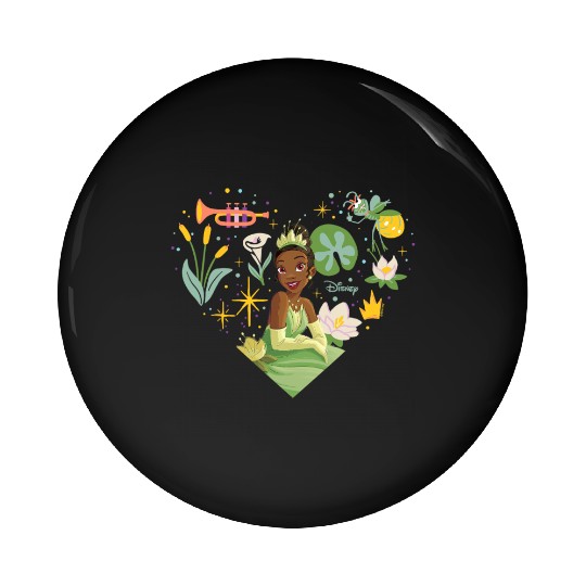 Disney Princess - Tiana Nature Heart Pin Buttons