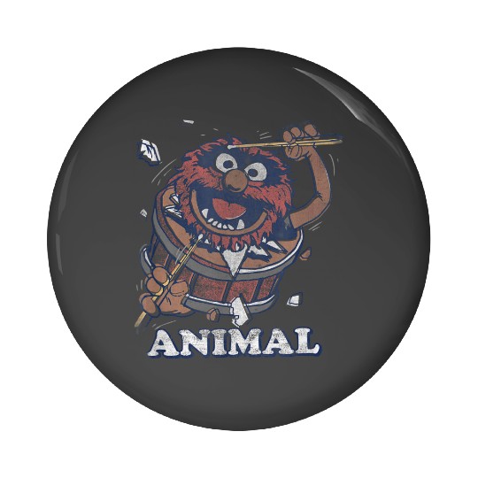 Disney The Muppets Vintage Animal Wild Drummer Bust Through gifts  Pin Buttons