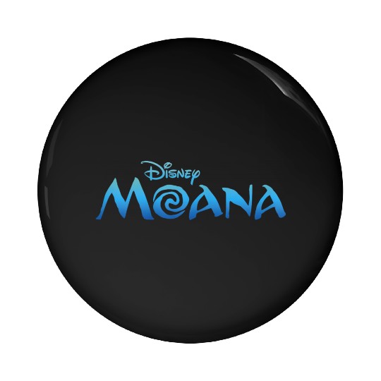 Disneyss Moana  Movie Logo Ocean Blue Graphic Pin Buttons