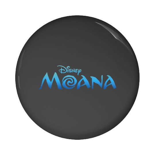 Disneyss Moana  Movie Logo Ocean Blue Graphic Pin Buttons