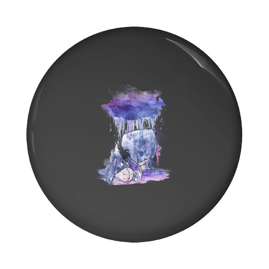 Disney Winnie The Pooh Eeyore Watercolor Rain Cl Pin Buttons