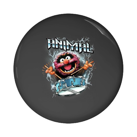Disney The Muppets Animal Electrifying Epic Drumroll Poster Pin Buttons