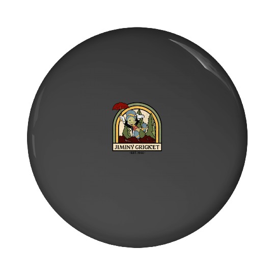 Disney Pinocchio Jiminy Cricket Established 1940 Pin Buttons