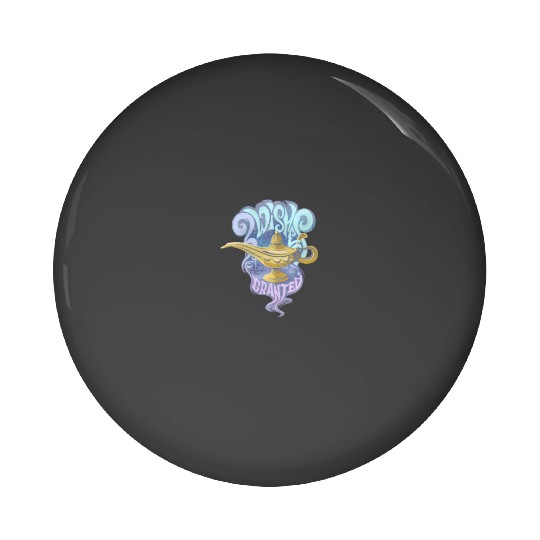 Disney Aladdin Live Action Wishes Granted Genie Lamp Pin Buttons