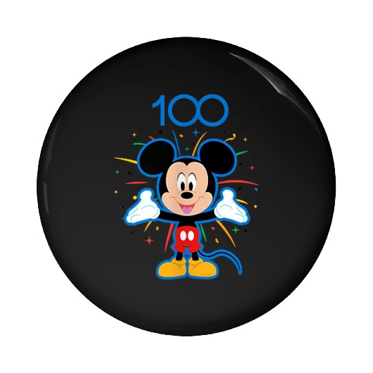 Disneyss 100 Anniversary Mickey Mouse Fireworks Burst D100 Pin Buttons