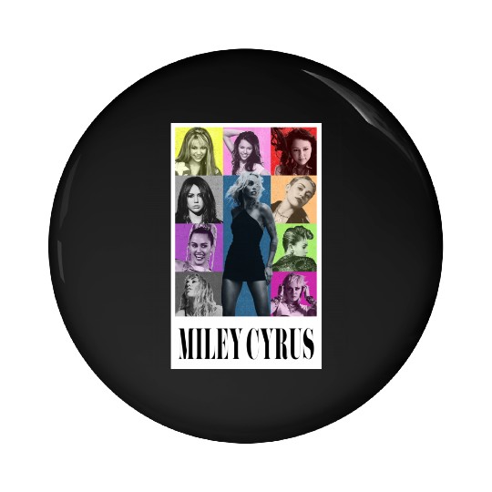 Miley Cyrus Eras Tour Shirt Flowers Pin Buttons