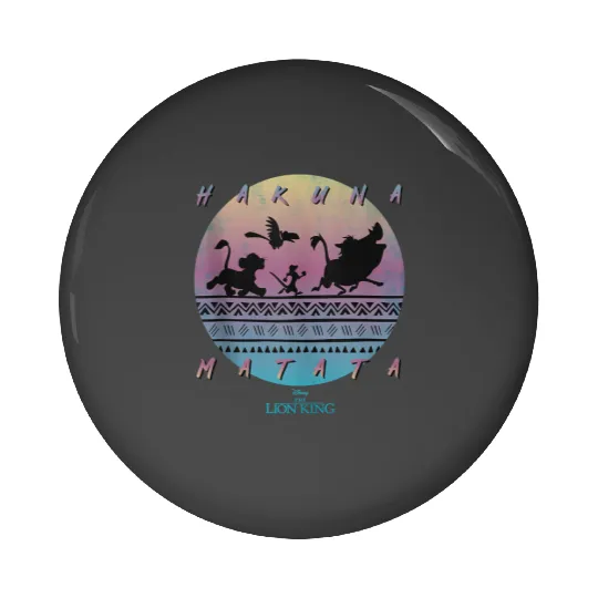 Disney The Lion King Hakuna Matata 90s Circle Pin Buttons